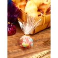 thumbnail image 2 of 80 Pcs 19 X 19 Cm Colored Transparency Wrapping Paper,Cellophane Wrap Sheets With Twist Ties For Treats Candy,For Gift, 2 of 5