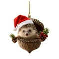 thumbnail image 1 of Animals Christmas Ornaments Christmas Tree Animals Print Acrylic Ornaments Forest Animals Decorations Christmas, 1 of 1