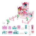 thumbnail image 2 of HJJLRH Doll House Dollhouse - DIY Pretend Play Building Playset, Dollhouse Asseccories and Furniture,Gift for 6 7 8 9 Girls Toddler, 2 of 9