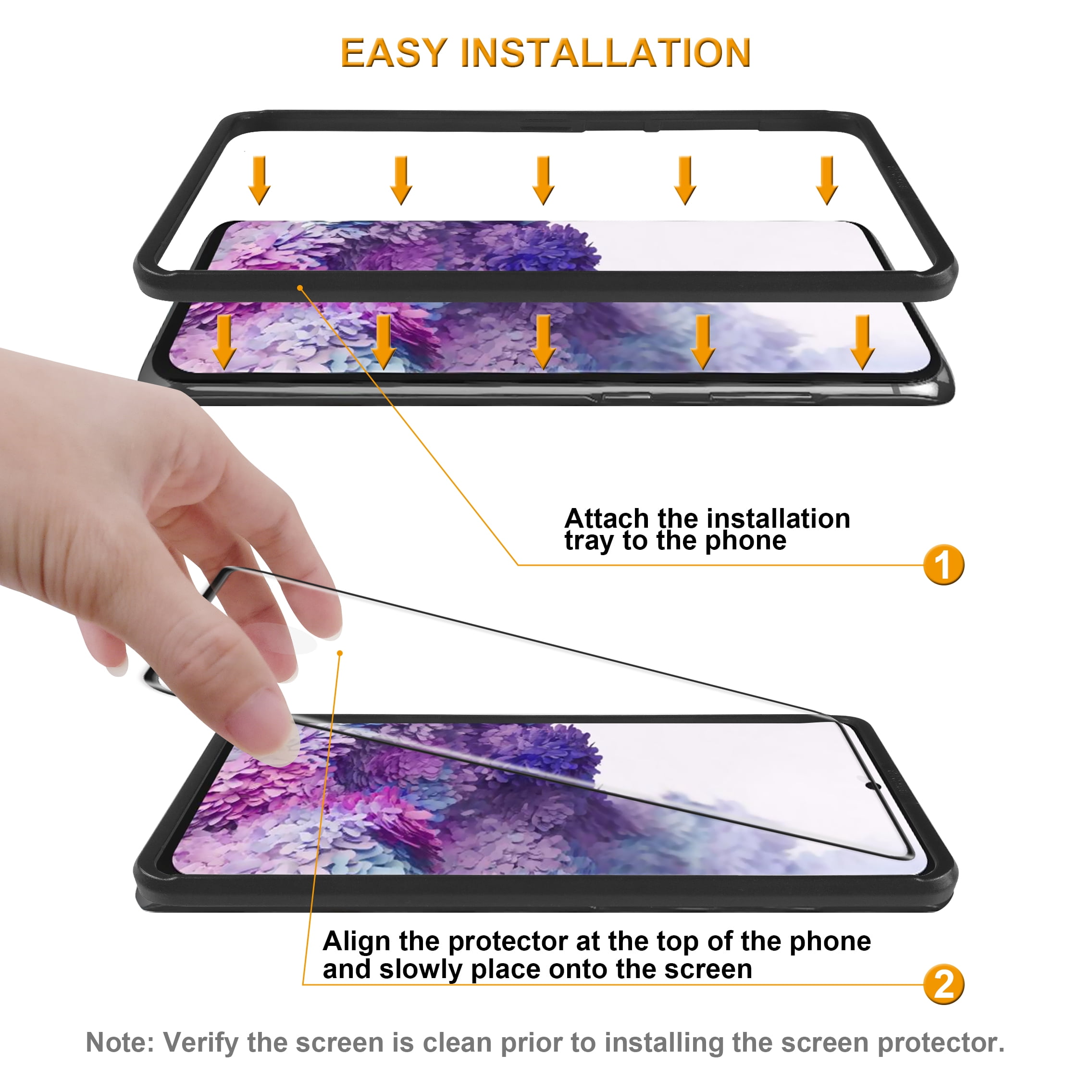 Tempered Glass Best Glass Screen Protector S20 Plus Generic