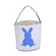 thumbnail image 1 of Rabbit Buckets Bolsa de almacenamiento Egg personalizada de transporte Easter para niños Decoración azul perfecl Canasta Conejito De Pascua, 1 of 8
