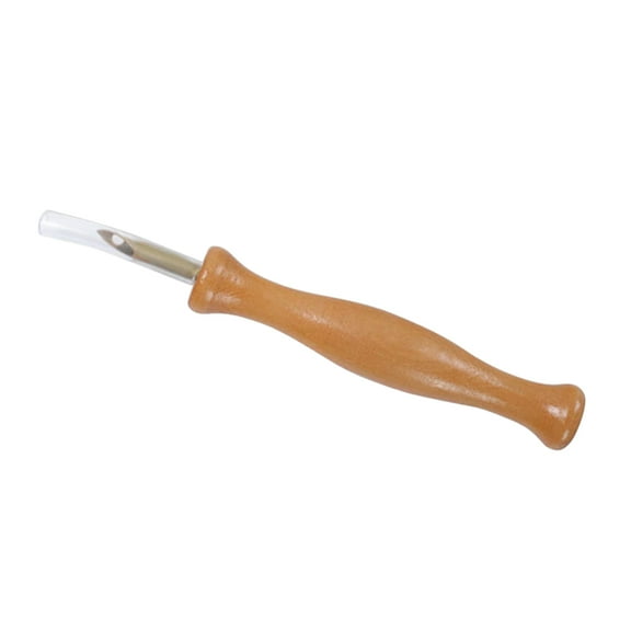 Wooden Handle Embroidery Needle Pen Kit with Punch Needle, Felting Threader for Weaving and Embroidery Crafts