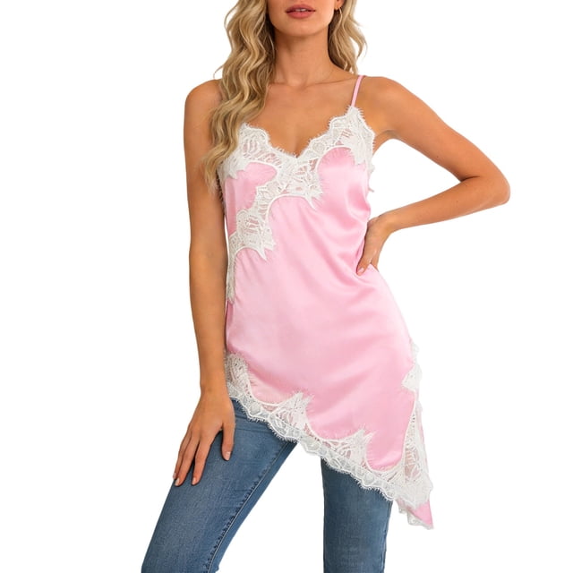 Plus Size Lingerie Set for Women Hanging Neck Tassel Lace Short Skirt 2 Pc
