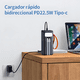 thumbnail image 5 of Power Bank Batería Portátil 32000mah Pd22.5w/3a Carga Rápida Malubero, Negro Naranja, 5 of 5
