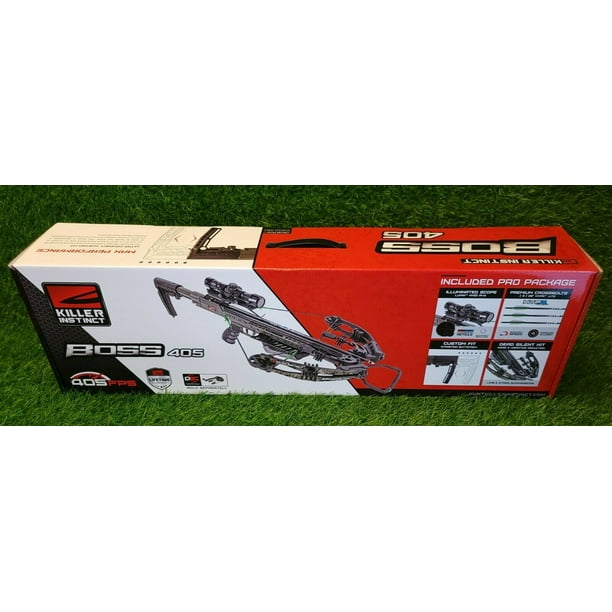 Killer Instinct Boss 405 Crossbow Kit W Illuminated 4x32 Scope 1104 Walmart Com Walmart Com Killer Instinct Boss 405 Crossbow Kit W Illuminated 4x32 Scope 1104 Walmart Com Walmart Com
