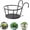 1Pack-Black, variant on 1 Pack Hanging Flower Pot Holder Round Balcony Hanging Railing Planters Basket Metal Plant Pot Holder,Hanging Railing Planters for Balcony,Garden, Porch Fence(White)