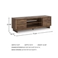 thumbnail image 3 of Signature Design by Ashley Zadilyn Brown 72" TV Stand for TVs up to 82", 3 of 7
