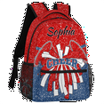 thumbnail image 2 of Jiaoprinted Custom Red Blue Cheer Backpack for Cheerleader, Personalized Cheerleading Backpack, Coach Daypack for Cheer Team Gifts, 2 of 7