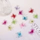 thumbnail image 5 of 48 piezas de dijes de mariposas de tela de 8 colores, dijes de mariposa de tela, dijes de mariposa, colgantes, pendientes, collares y decoraciones., 5 of 7