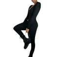 thumbnail image 3 of Musuos Womens One-piece Suit, Slim Long Sleeve Hip-lifting Jumpsuit for Vacation, 3 of 8