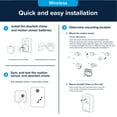 thumbnail image 6 of Heath Zenith Heath Zenith Wireless Motion Sensor and Battery-Operated Chime Kit, 6 of 10
