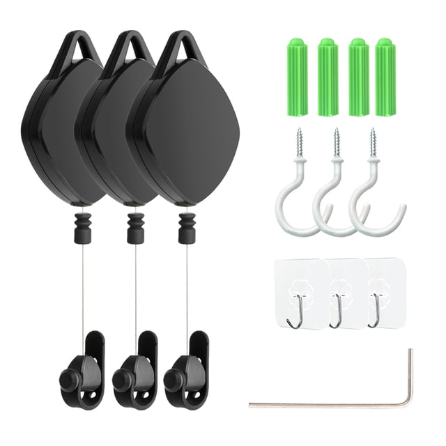 Silent VR Cable Manager, Noise Reduction Technology, Keep Cable Tension, Telescopic Cable, Compatible for Rift S, Rift, with Silicone Material
