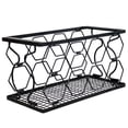 thumbnail image 3 of Sunnydaze Modern Metal Freestanding Folding 8-Bottle Small Countertop Wine Rack, 3 of 7