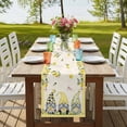 thumbnail image 4 of Table Runners 72 Inches Long Dress Scarves, Summer Gnomes Farmhouse Kitchen Table Runner, Coffee Tablerunners, Yellow Lemons Farmhouse Watercolor 13x72 Inch, 4 of 9