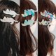 thumbnail image 5 of Heytea Clips para el cabello de gato lindos Mujeres Niñas Accesorios para el cabello de acetato de celulosa pequeños 3 unidades Clips franceses de concha de tortuga para el cabello, 5 of 5