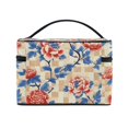 thumbnail image 4 of DIXRUYEE Train Case Cosmetics Organizer Fashion Floral Peony Dreams Printed Size: 9x6.2x6.5 in, 4 of 5