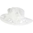 thumbnail image 4 of CoCoMangos Organza Kentucky Fascinator Derby Hats for Women Tea Party Cocktail Bridal Church Hats Packable Wide Brim Sun Hat, 4 of 4