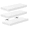 White, variant on Alupssuc Wood Floating Shelves, Hanging Float Shelf for Wall Mounted Decorative Shelves, 16 x 5.9in, 3 Set of, Black