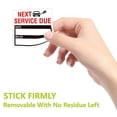thumbnail image 2 of 150Pcs/roll Oil Change Maintenance Service Reminder Stickers Window Sticker PET Adhesive Labels Car Sticker Exterior Accessories, 2 of 7