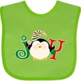 thumbnail image 3 of Inktastic Christmas Penguin Joy 2 Boys or Girls Baby Bib, 3 of 4