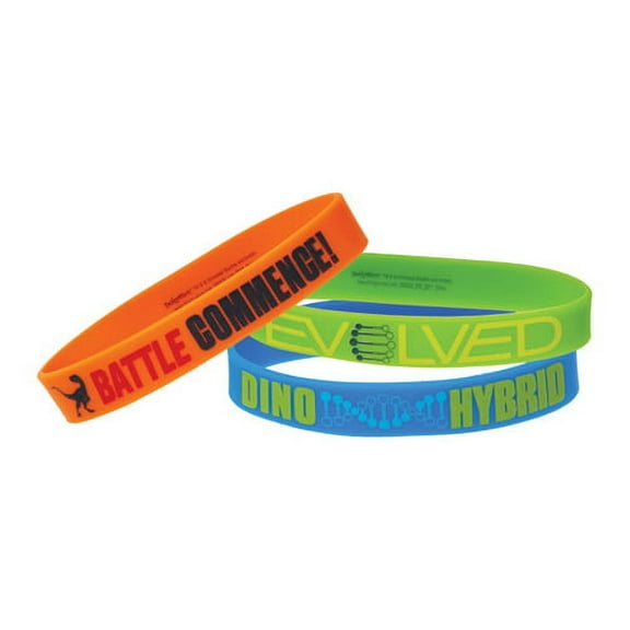 Jurassic World 'Dino Hybrid' Rubber Bracelets / Favors (6ct)