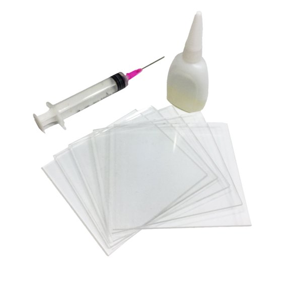 FixtureDisplays Acrylic Plexiglass Clear Plastic DIY Gluing Kit 11310+13195+ACRYLIC