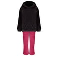 thumbnail image 7 of Mifsaly Women's Pajama Sets Fuzzy Fleece Warm Winter Pjs 2 Piece Homewear Matching Outfits Hooded Soft Cozy Sleepwear Plus Size Long Sleeve Nightwear Loose Thermal Pants Fashion Homewear Loungewear, 7 of 7