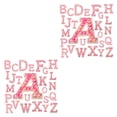 thumbnail image 1 of Guardoinrt Sewing Letter Patches Shiny Stitching Ornament Clothes Decor Alphabet Patch Type 1 2Set, 1 of 6