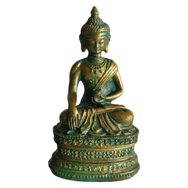SANDSTONE BALCONY HOME GARDEN SMALL BUDDHA STATUE ORNAMENT DECORATIONS
