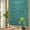 Green, variant on Brown Faux Leather Printed Window Privacy Film Rainbow Static Cling Stain Glass Window Film for Glass Door, Decorative UV Blocking Sunroof Decal Sticker for Car 29.5"x118" Modern Abstract Geometric