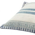 thumbnail image 2 of Surya Lola LL-006 14"Hx22"W Lumbar Cotton Pillow Cover in Navy/Cream/Pale Blue, 2 of 4
