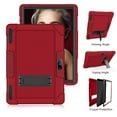 thumbnail image 3 of SOATUTO Case for Pritom M10 10 Inch/ Gateway/ qunyiCO Y10 Tab/ Voger priorpad X100 Tab/ FANGOR F-X10 /Digiland Tab Model：DL1036 10" Case Hybrid ShockProof Kids Friendly Built in Stand - Red+Black, 3 of 6