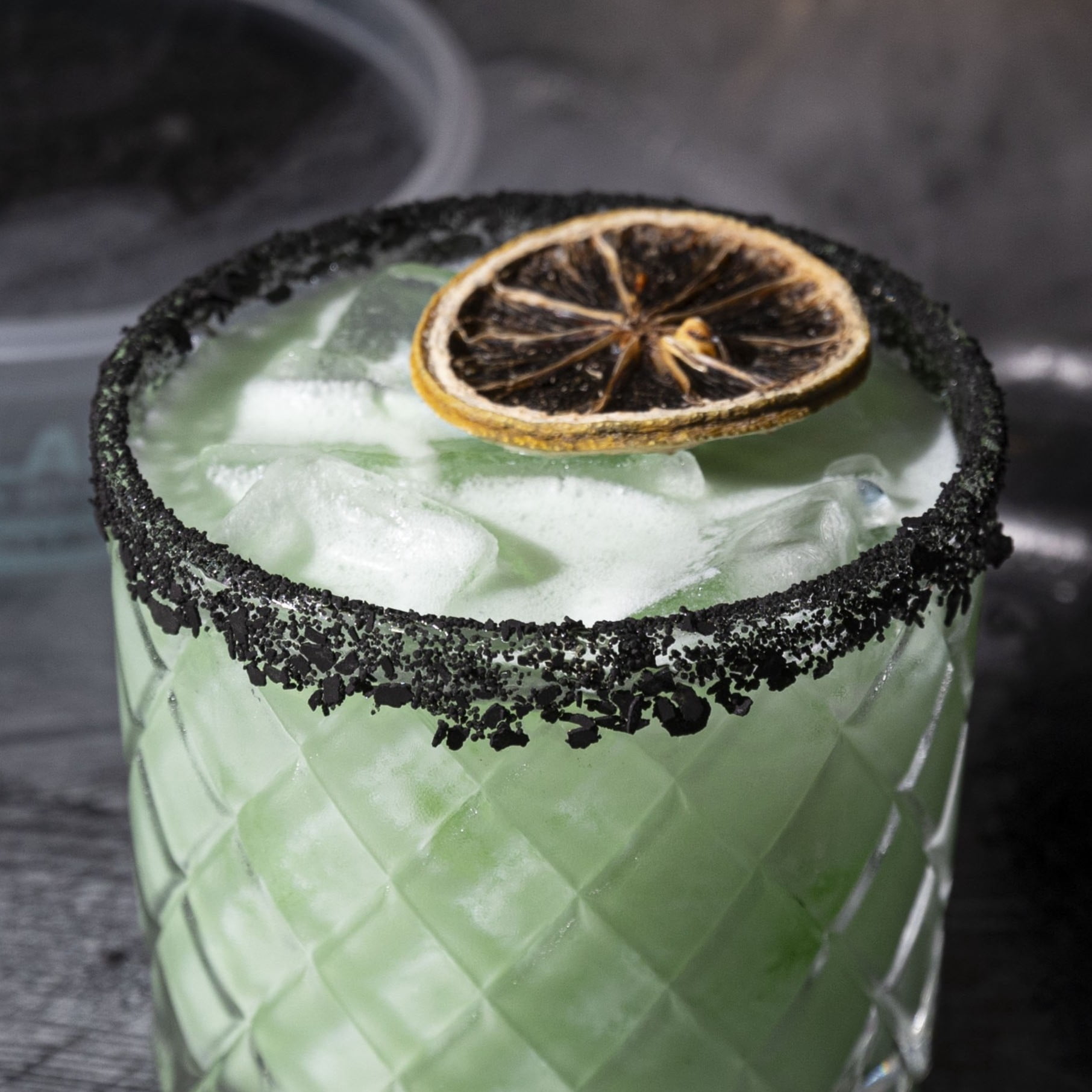 Twang Black Margarita Flake Salt Drink Rimmer, 4 oz; Halloween; Spooky; Dia de los Muertos