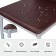 thumbnail image 4 of YYAo Dining Chair,Bar Chairs,Dining Chairs,4 pcs PVC Leather Dining Side Chairs Elegant Design -Coffee, 4 of 7