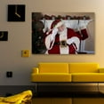 thumbnail image 3 of IDEA4WALL Humorous Christmas Santa Claus - Wall Art Canvas Print Decor Painting Artwork for Home 24"x36", 3 of 4