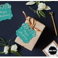 thumbnail image 6 of Inkdotpot Real Rose Gold Foil Happy Birthday Tags Favor Bracket Shape Hang Pack Of 100 Paper Tags, 6 of 7