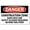 Warning Sign 1, variant on OSHA Danger Sign Construction Zone Glasses Required - 8"x12" Metal Sign, Warning for Wall Fence, Construction Site, Eye Protection