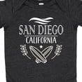 thumbnail image 4 of Inktastic San Diego California Cute Surfing Boys or Girls Baby Bodysuit, 4 of 5