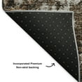 thumbnail image 3 of Addison Rugs Mayfield Washable Traditional Oriental Fudge Rectangle Rug, 5' x 7'6", 3 of 6