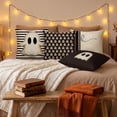 thumbnail image 6 of Halloween Home Decor Indoor, Halloween Throw Pillow Covers, Ghost Pillow Covers, Halloween Pillow Covers, 4 Pack 18X18 Inch Digital Printed Pumpkin Ghost Buffalo Plaid Throw, 6 of 6