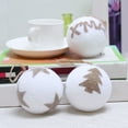 thumbnail image 3 of BZPIZ Flocked Velvet Christmas Tree Ball Ornaments Set Christmas Ornaments Balls Decorative Hanging Baubles, Shatterproof Plastic Decorations for Christmas Tree Home Office Decor, 3 of 8