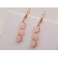 thumbnail image 5 of Handmade Rose Quartz Natural Drop Earrings , Stone Earrings, 5 of 7