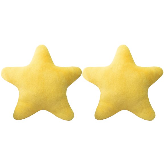Wweixi 2PCS Plush Star Pillow Cute Reading Pillows Multifunctional Floor Stars Cushions Cozy Home for Home Decoration Sofa, yellow 40cm