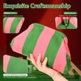 thumbnail image 4 of Mahjong Tile Bag Clutch Purse for Women Striped Dumpling Bag Summer Beach Evening Handbag for Mahjong Tile Vacation Supplies, 4 of 11