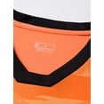 thumbnail image 3 of ranrann Kids Boys Soccer Sport Outfits Stylish Print Short Sleeve Round Neck T-shirt and Drawstring Orange Type A XS, 3 of 4