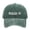 Washed-Green, variant on Unisex Vintage Washed Cotton Baseball Cap, Absolutely Not Embroidered Funny Slogan Hat, Casual Novelty Daily Sun Hat for Men Women
