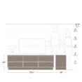 thumbnail image 4 of Simply Modern 3-Drawer TV Stand Natural Oak, 4 of 9