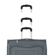 Protege Arendale 32 Soft Side Expandable Rolling Spinner Luggage, Gray
