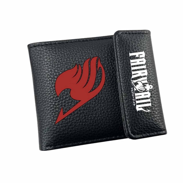 Billetera plegable delgada con personajes de anime Fairys Tails