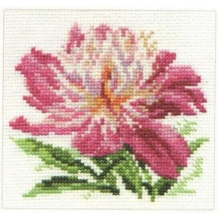 UPC: 4610009342061 | Pink Peony 0-119 Counted Cross-Stitch kit Alisa